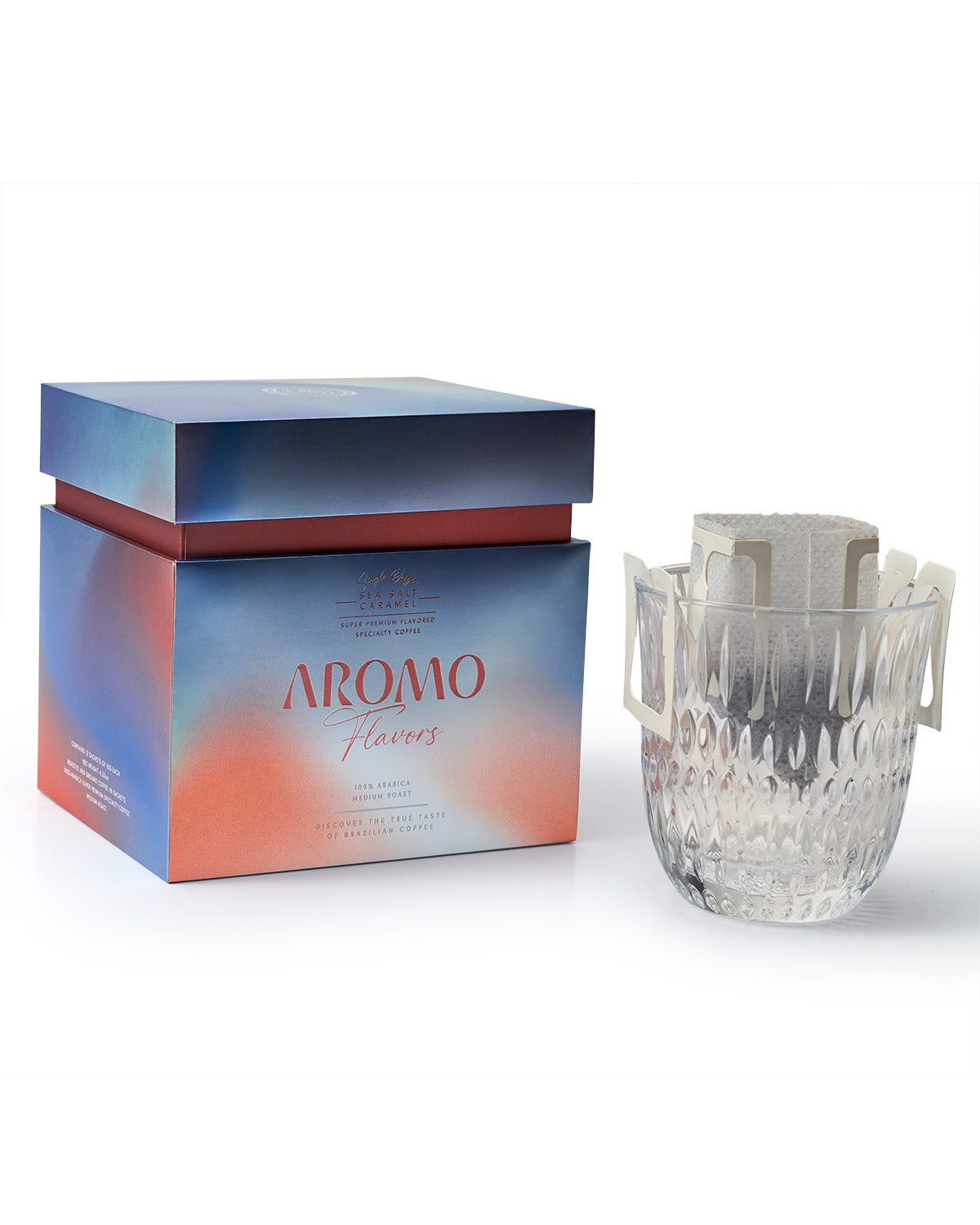 AROMO Flavors – Sea Salt Caramel 12 Saches Drip